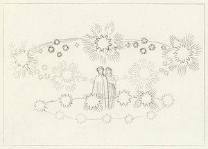 The Region of the Sun, Paradise, Canto 10 (rytina) od John (after) Flaxman