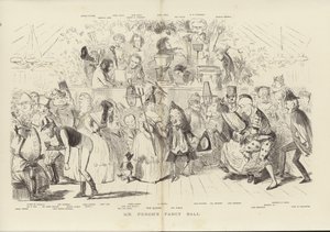 Mr Punch’s Fancy Ball (rytina) od John (after) Leech