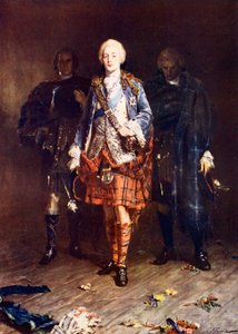 Bonnie Prince Charlie (barevná litografie)