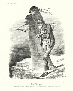 Karikatura Sira Johna Tenniela: (rytina) od John (after) Tenniel