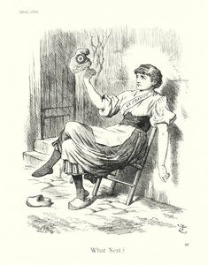 Karikatura Sira Johna Tenniela: Co dál (rytina) od John (after) Tenniel