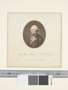 III. Captainn James King, rytý Francesco Bartolozzi (1727-1815), c.1773-84 (rytina)