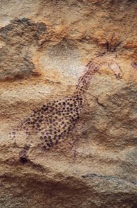 Žirafa, jeskynní malba, Pastorační období (4000-2500 př.nl), Tassili n