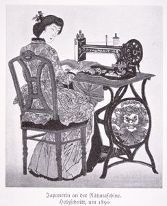 Japonský šicí stroj od Walter Charles Mills