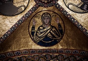 Mozaika Katholikon (Catholicon), klášter Hosios Loukas (Seznam světového dědictví UNESCO od Walter Charles Mills
