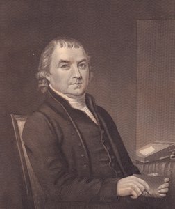 Portrét amerického metodistického biskupa Williama Mc Kendree (1757-1835), rytina, cca 1870 od Walter Charles Mills