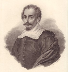 Portrét italského geografa Jacopa Cantelliho (1643-1695), mědirytina Caterina Piotti-Pirola od Walter Charles Mills