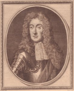 Portrét Jakuba II. z Anglie (1633-1701), mědirytina od Johna Goldara (1729-1795) z malby G Knellera od Walter Charles Mills
