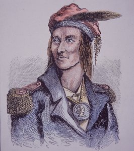 Tecumseh (barevné rytí) od Walter Charles Mills