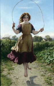 Girl Skipping, 1863