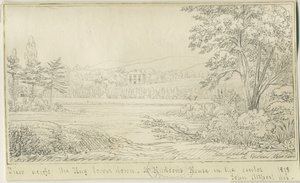 Burton-upon-Trent: kresba perem a tuší, 1818