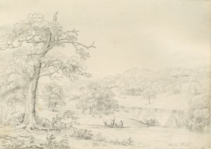 [Skvělé] Barr Hall: kresba perem, nd [1799-1854]