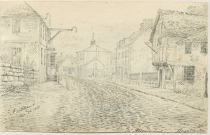 Rugeley Town: kresba perem a tuší, 26. listopadu 1813