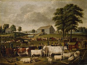 Pensylvánský venkovský veletrh, 1824 od John Archibald Woodside
