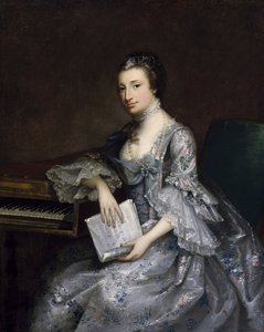 Sarah Hardingová, 1730-87 od John Astley
