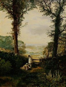 Údolí Burnsall, Wharfedale od John Atkinson Grimshaw