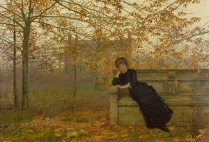 Podzimní výčitky, 1882 od John Atkinson Grimshaw