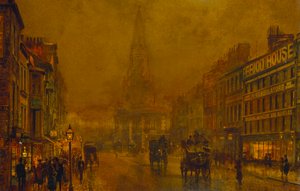 Blackman Street, čtvrť od John Atkinson Grimshaw
