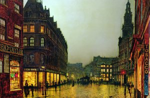 Boar Lane, Leeds od John Atkinson Grimshaw