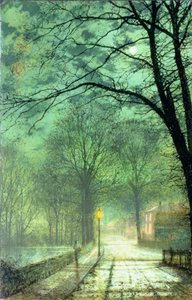 Bonchurch, Ventnor, Isle of Wight (board) od John Atkinson Grimshaw