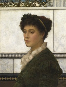 Bruneta, 1882 od John Atkinson Grimshaw
