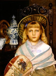 Enid (olej na plátně) od John Atkinson Grimshaw