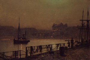 Scarborough od John Atkinson Grimshaw
