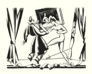 Ilustrace pro Dona Juana od Lorda Byrona (litho) od John Austen