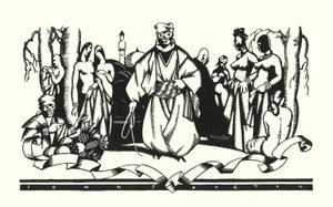 Ilustrace pro Dona Juana od Lorda Byrona (litho)