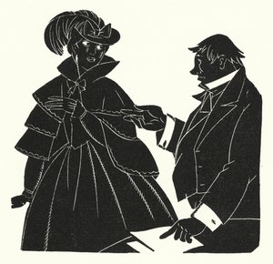 Ilustrace pro Madame Bovary od Gustava Flauberta (litho) od John Austen