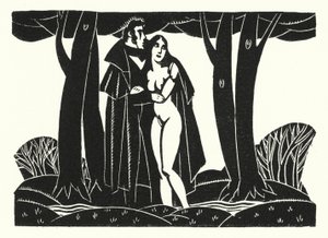 Ilustrace pro Madame Bovary od Gustava Flauberta (litho)