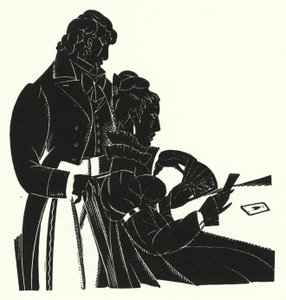 Ilustrace pro Madame Bovary od Gustava Flauberta (litho) od John Austen