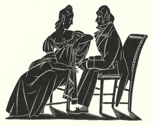 Ilustrace pro Madame Bovary od Gustava Flauberta (litho) od John Austen