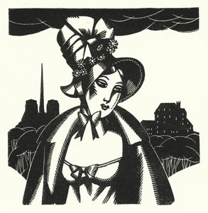 Ilustrace pro Madame Bovary od Gustava Flauberta (litho) od John Austen