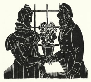 Ilustrace pro Madame Bovary od Gustava Flauberta (litho) od John Austen