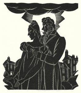 Ilustrace pro Madame Bovary od Gustava Flauberta (litho) od John Austen
