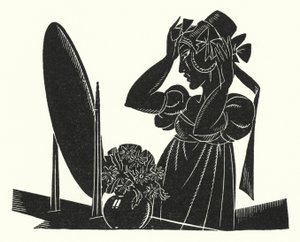 Ilustrace pro Madame Bovary od Gustava Flauberta (litho) od John Austen