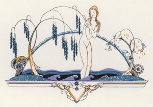 Ilustrace pro "Rogues In Porcelain", Různé básně osmnáctého století (barevné lito)