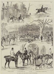 Lawn Set of West Norfolk Hounds v Sandringhamu od John Bagnold Burgess