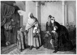 Prezentace, English Ladies Visiting a Moors House, 1875