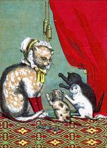 Tři malá koťátka ztratila rukavice, ilustrace z „Tři malá koťátka“ 1859