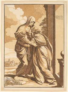 Návštěva od John Baptist Jackson, after Annibale Carracci