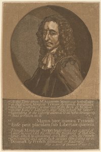 Algernon Sidney od John Baptist Jackson, after Justus van Verus