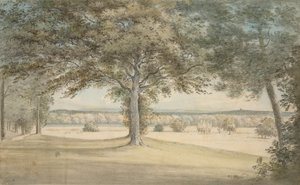 Kirtlington Park, 9. října 1783 od John Baptist Malchair