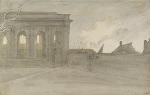 Pembroke College. Oxon., 9. listopadu 1786 od John Baptist Malchair