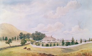 Dům Harryho Cobleyse, Devonport, Auckland, Nový Zéland, postavený kolem roku 1867 (wc a čínská bílá na papíře) od John Barr Clark Hoyte