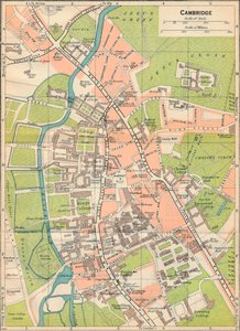 Cambridge, c20. století od John Bartholomew