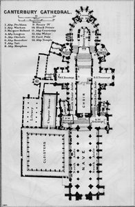 Katedrála v Canterbury, c20. století