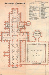 Katedrála v Salisbury, c20. století