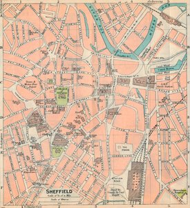 Sheffield, 20. století od John Bartholomew